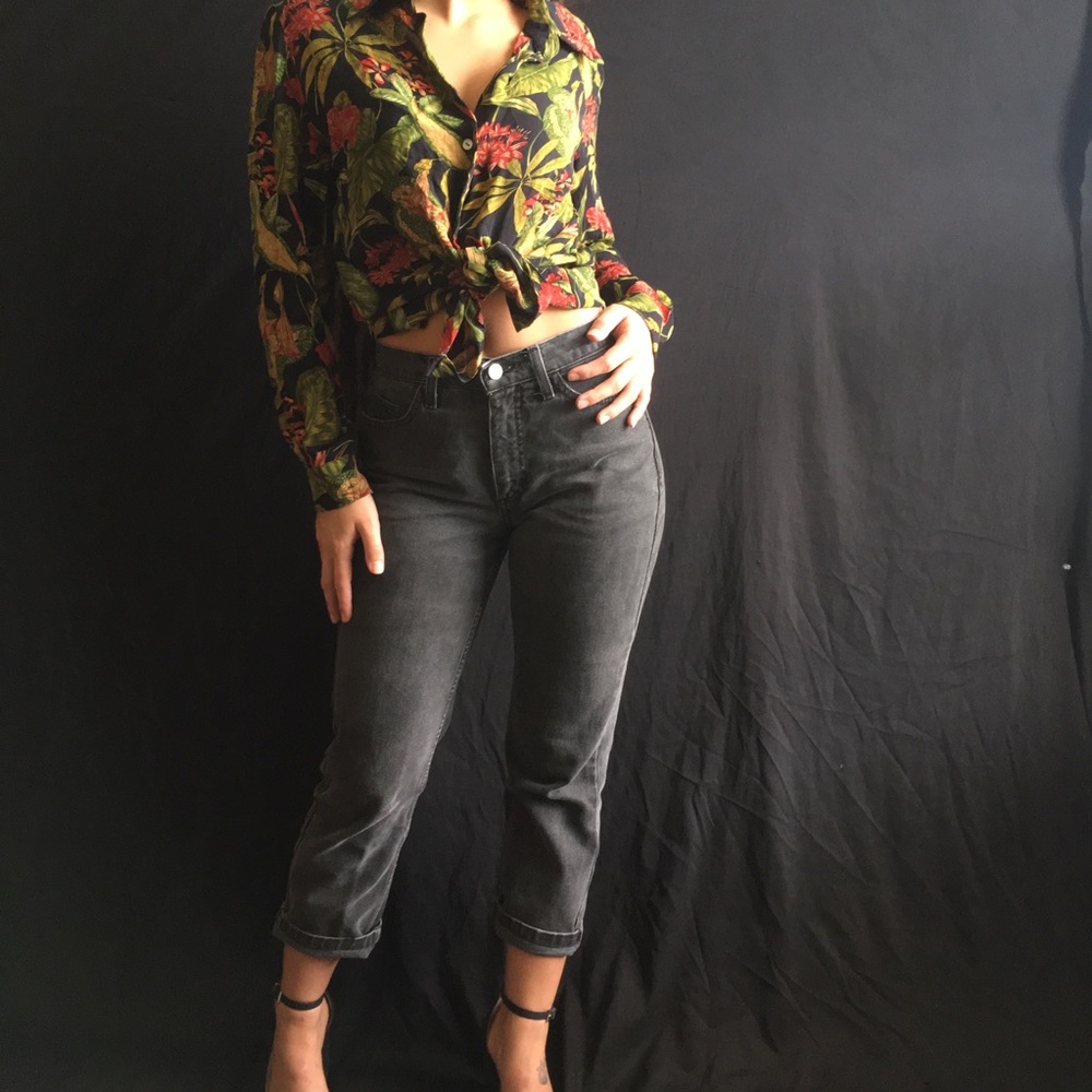 Island ting button up blouse